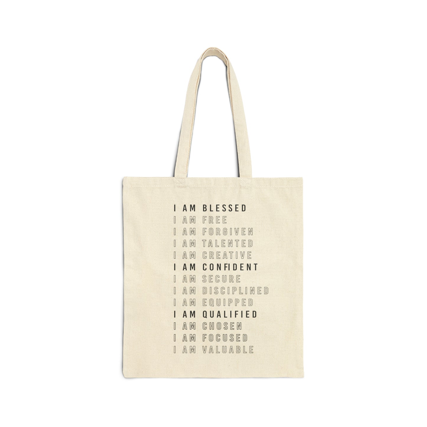 I AM BLESSED TOTE