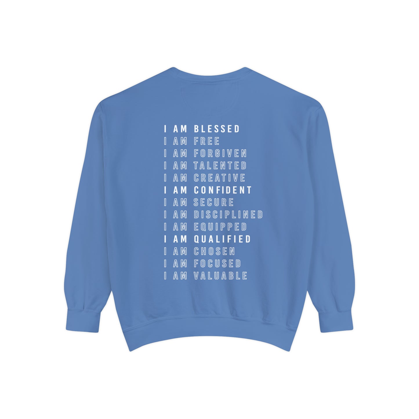 I AM BLESSED MULTI COLOR CREWNECKS