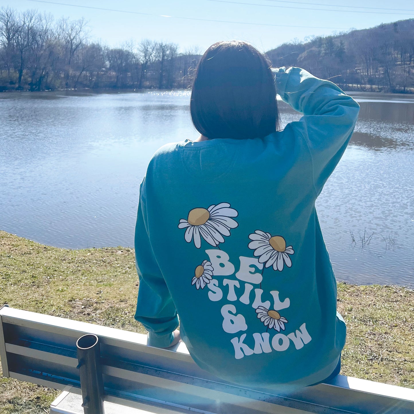 BE STILL AND KNOW MULTI COLOR CREWNECK
