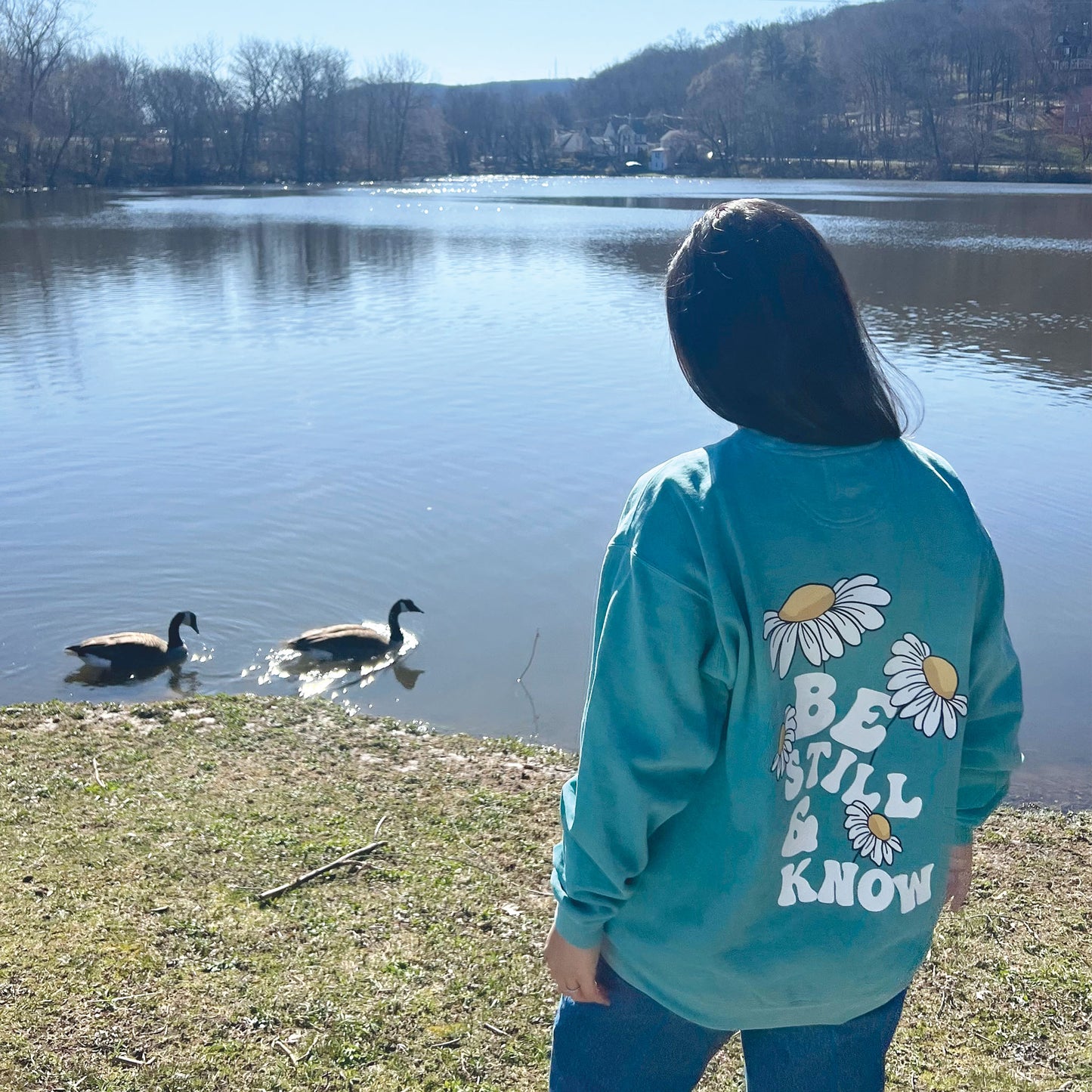 BE STILL AND KNOW MULTI COLOR CREWNECK
