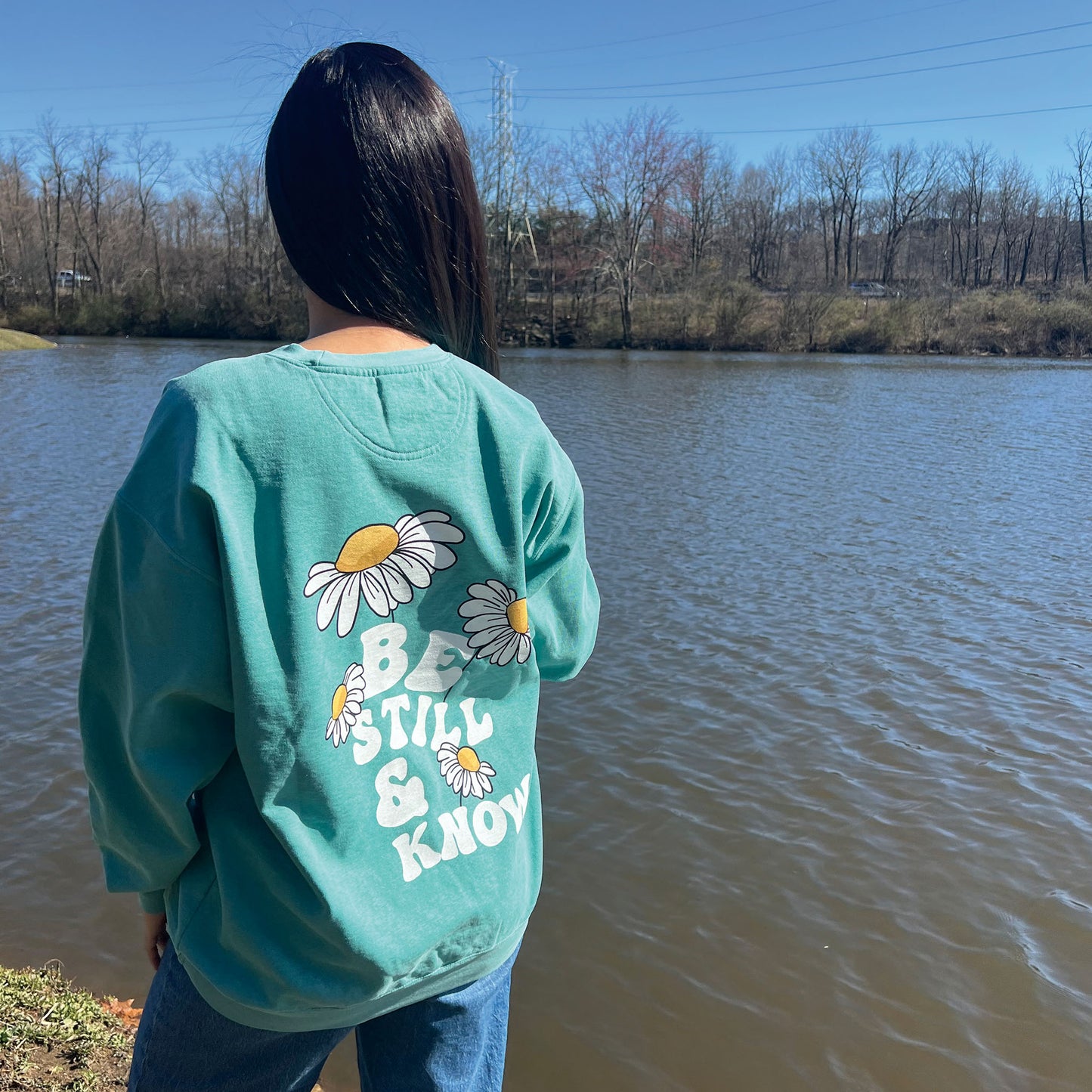 BE STILL AND KNOW MULTI COLOR CREWNECK