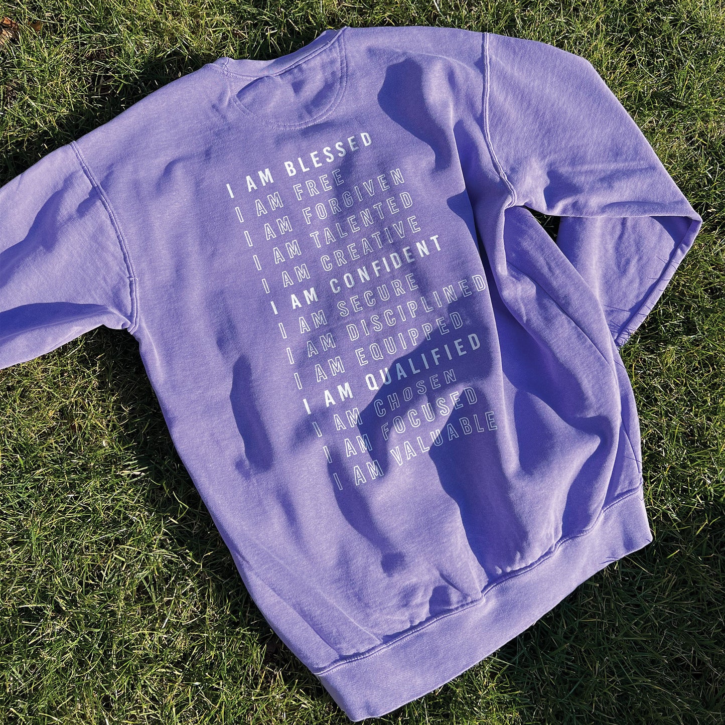 I AM BLESSED MULTI COLOR CREWNECKS