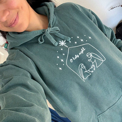 O HOLY NIGHT NATIVITY HOODIE
